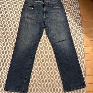 Men’s gap premium loose 36x34. Dark wash. Worn but in good shape.